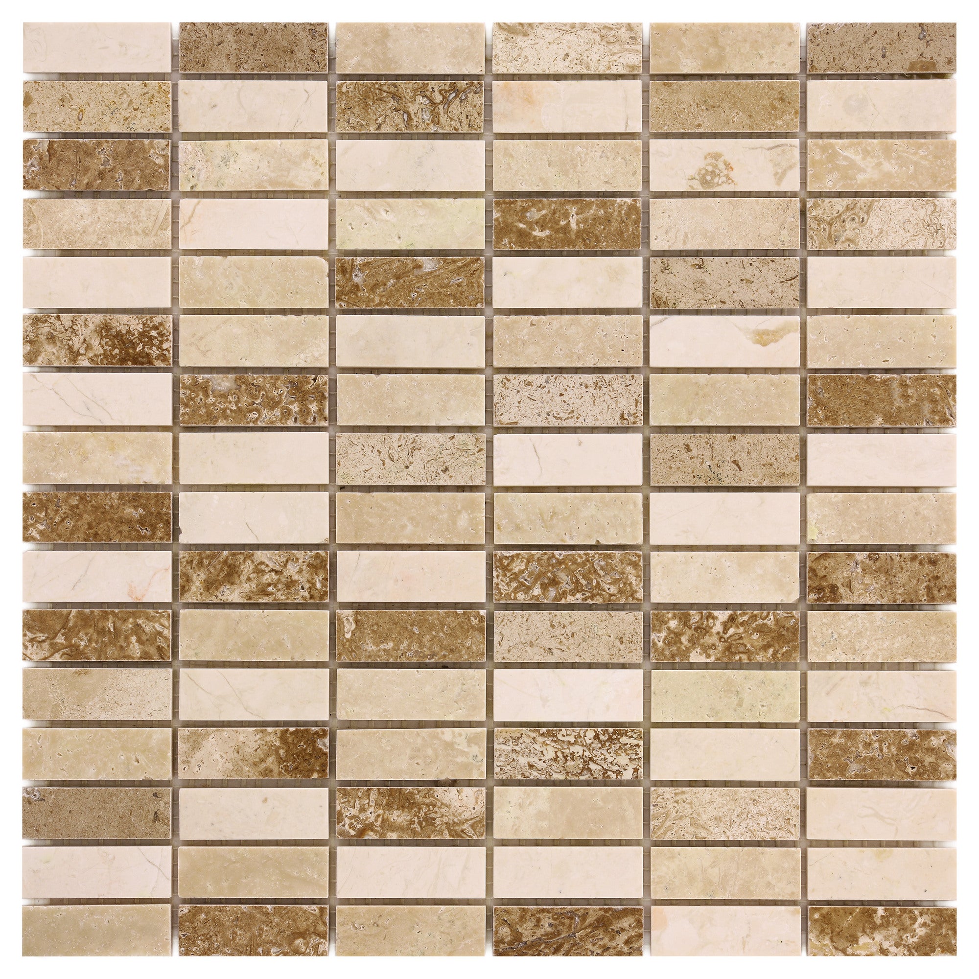 Mozaika kamienna Travertine block 30.5x30.5 cm