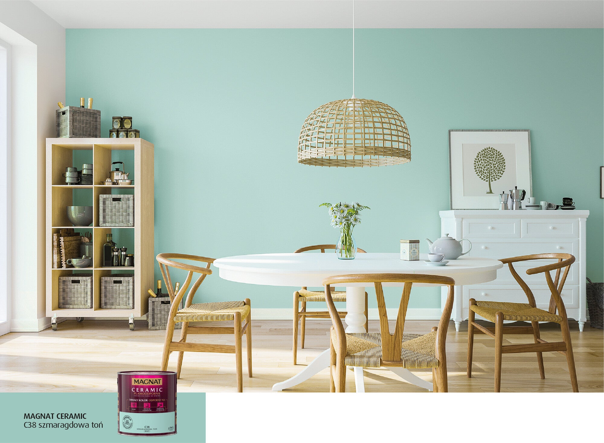 Farba Magnat Ceramic szmaragdowa toń 2,5l 1