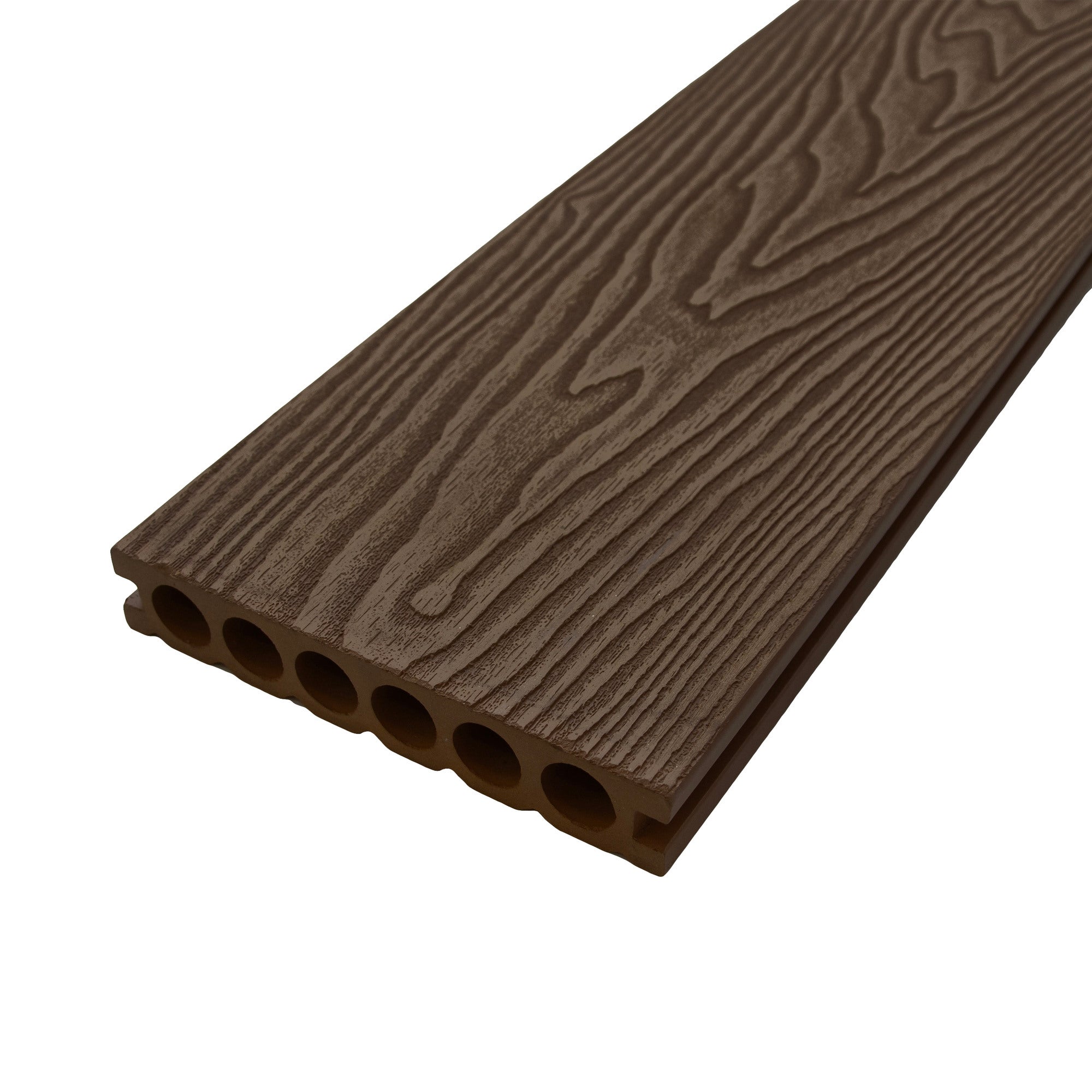 Deska tarasowa, kompozytowa, wym. 25x140x2400 mm, ciemny brąz
