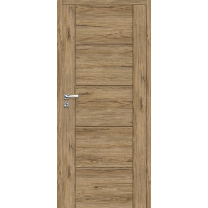 Skrzydło pełne Mobi 50 bezprzylgowe 70 cm, prawe, orzech włoski