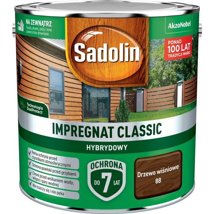 Impregnat hybrydowy Sadolin Classic drzewo wiśniowe 2,5l