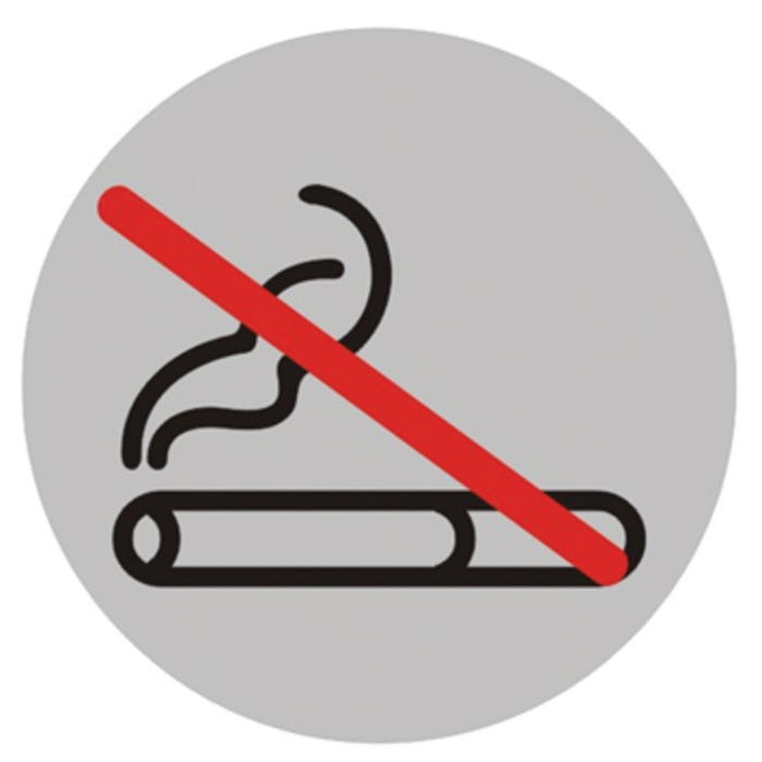 Znak informacyjny ZAKAZ PALENIA 75 mm