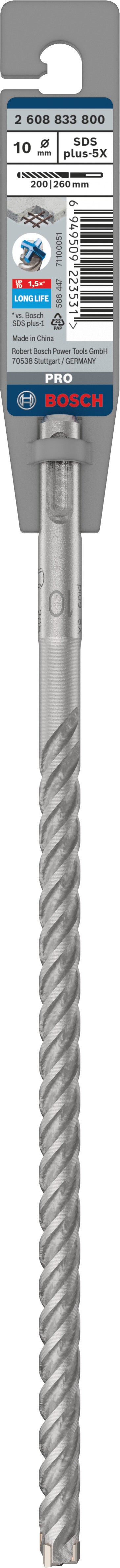 Wiertło SDS-Plus-5X 10x200x260 mm BOSCH 1