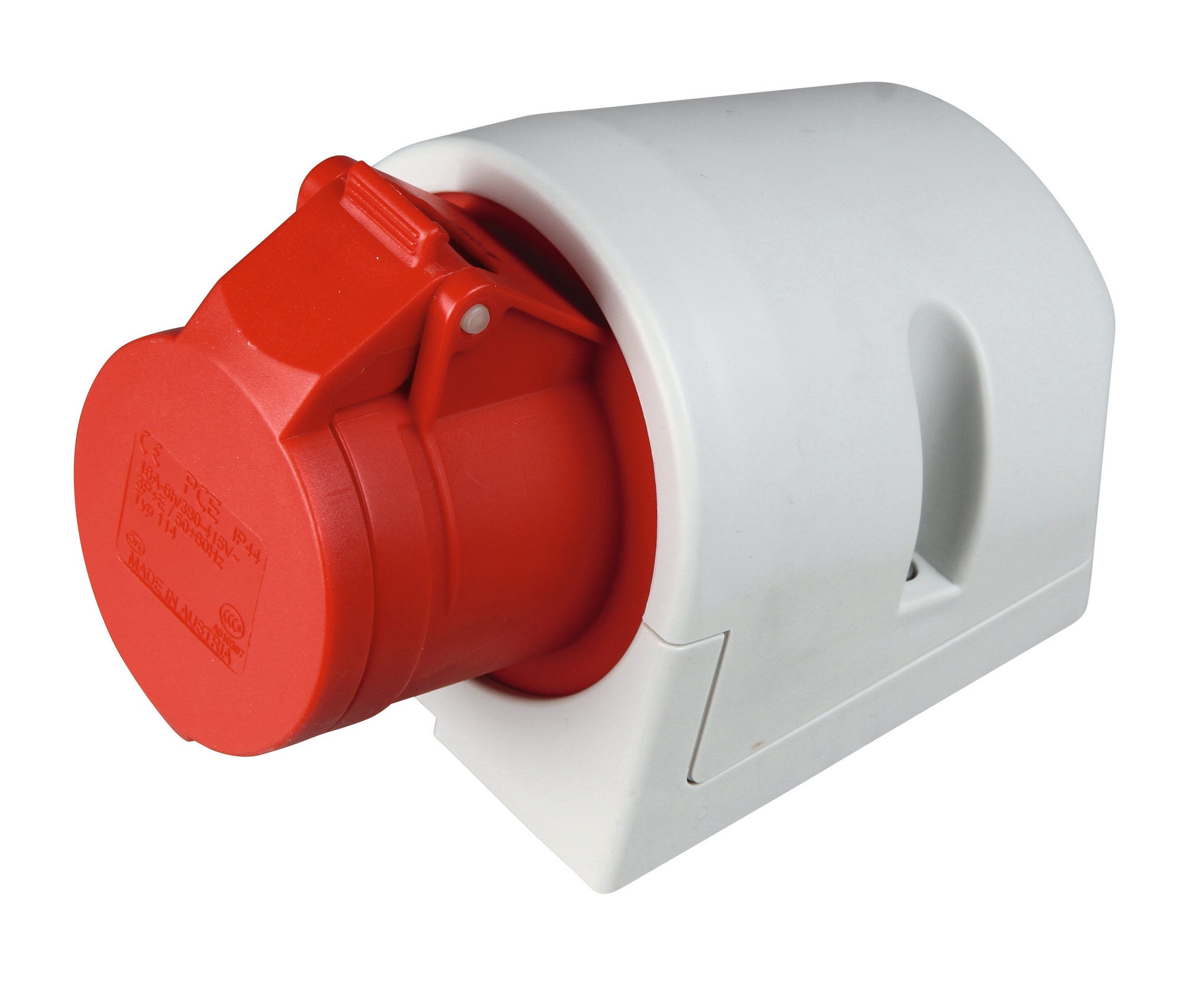 Gniazdo siłowe, stałe 16A 3P+Z 400V IP44 PCE