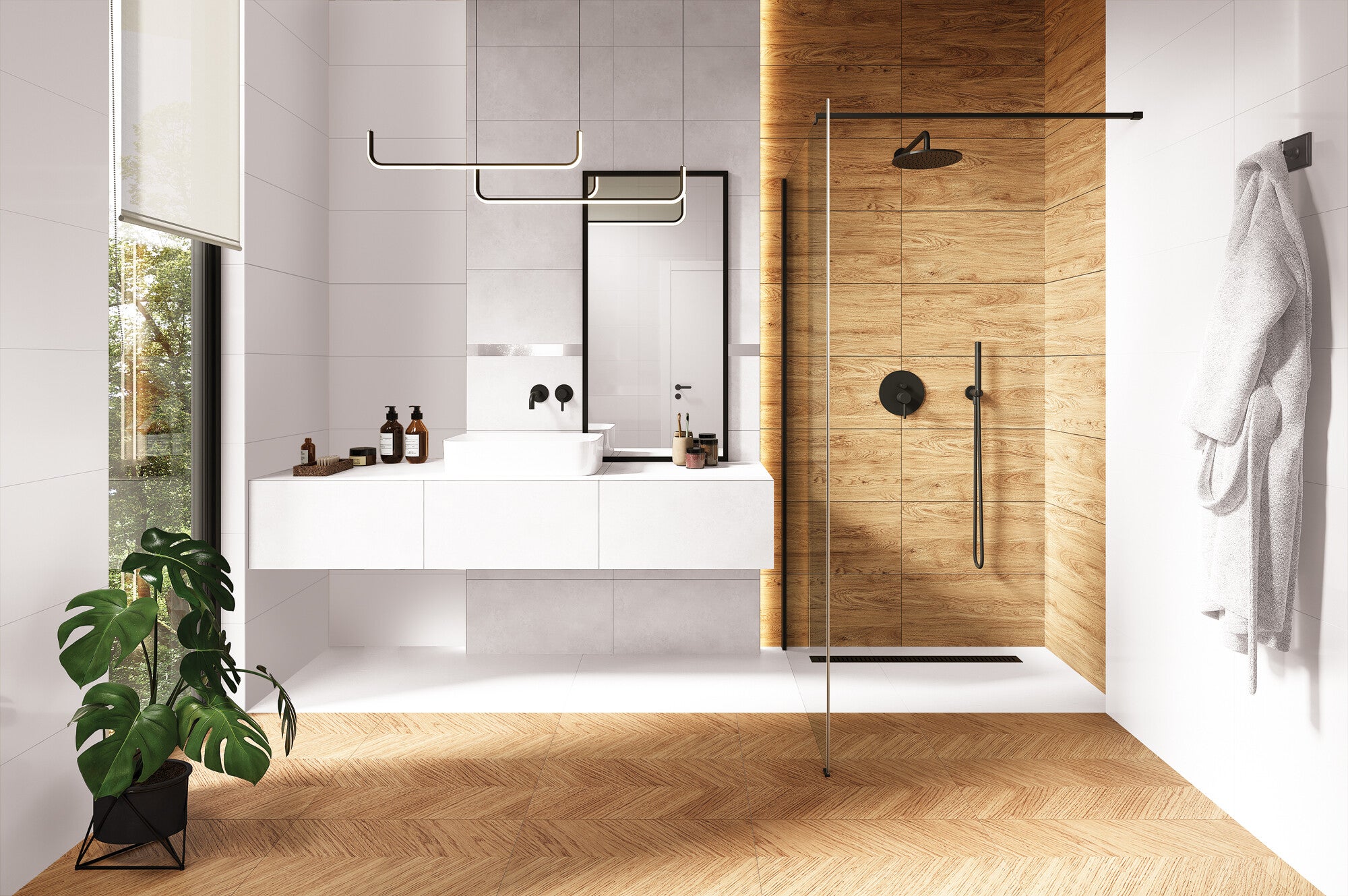 Płytka ścienna Joy White glossy 30,8x60,8 cm 1,5 m2 1