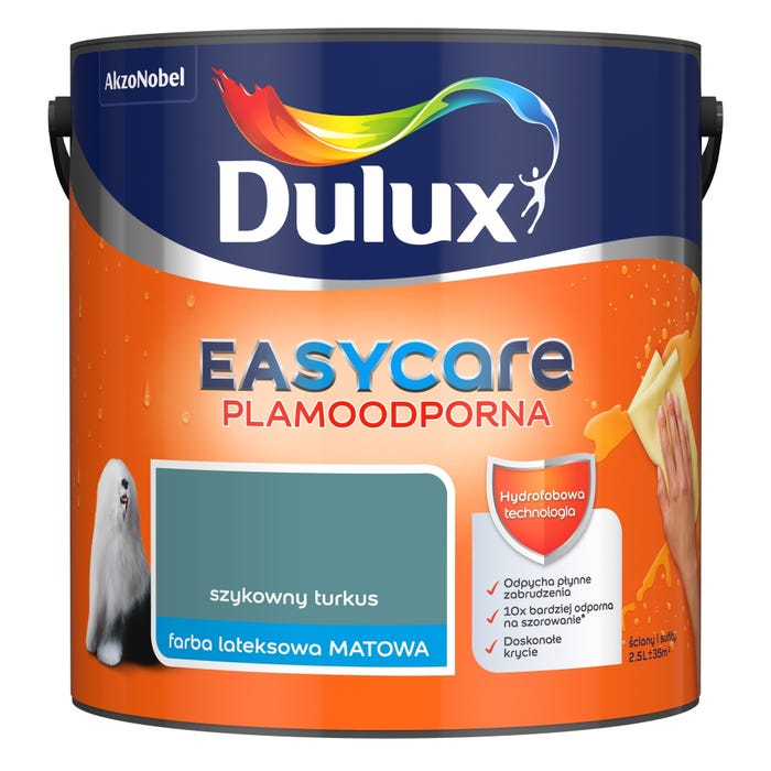 Farba Dulux EasyCare szykowny turkus 2,5l