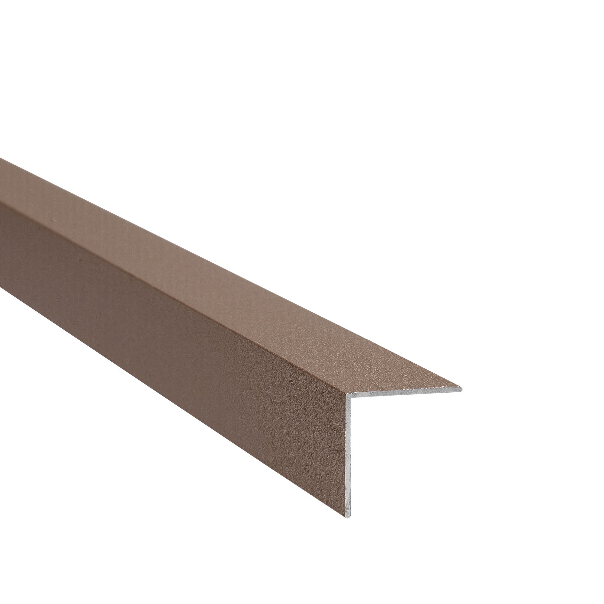 Kątownik aluminiowy brązowy 20x20x1mm 2.6m