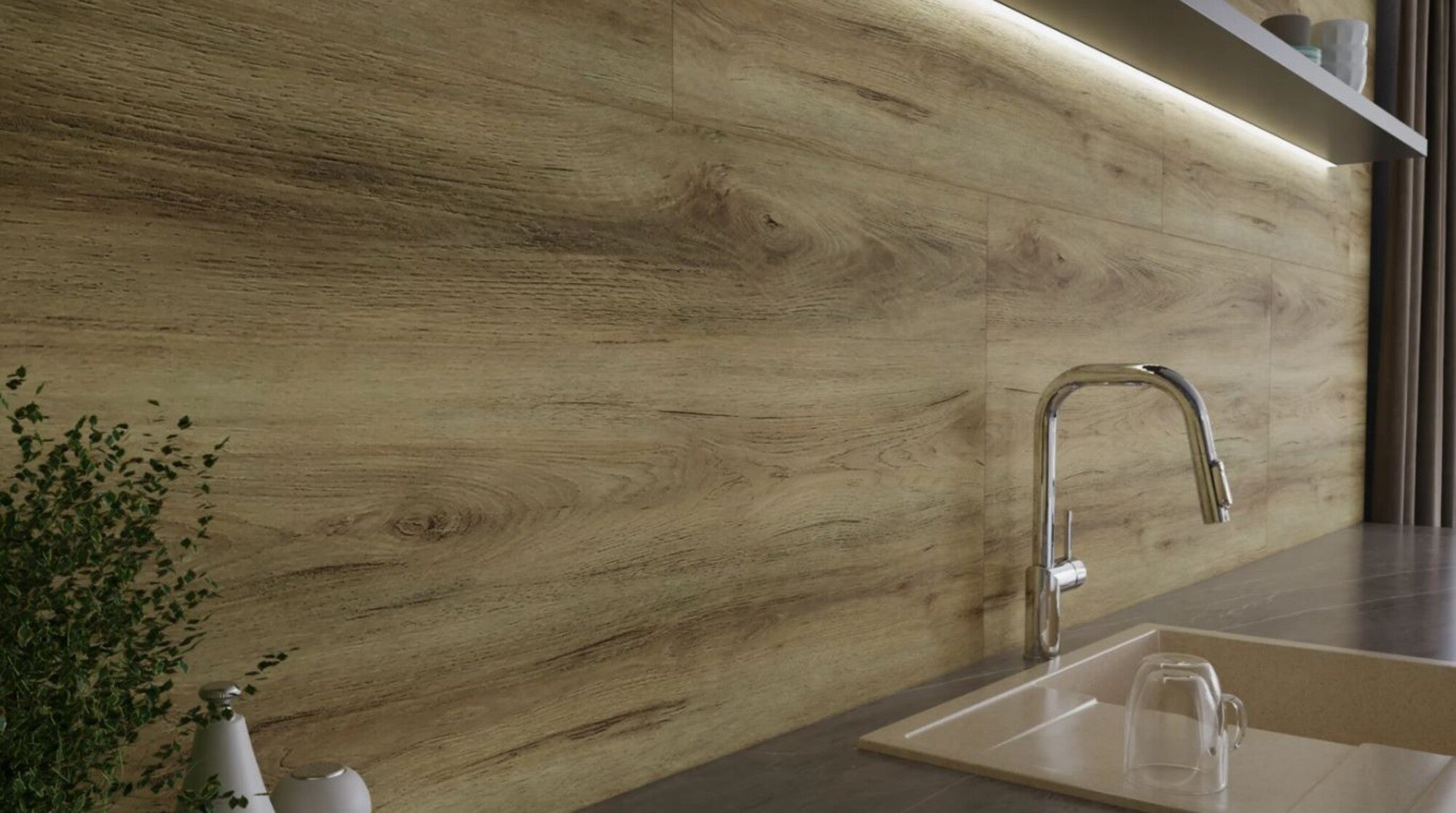 Dekoracyjne penele ścienne SPC z rdzeniem mineralnym 1