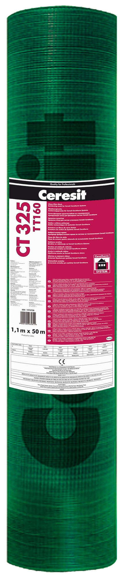 Siatka podtynkowa z włókna szklanego Ceresit CT532 160g 0