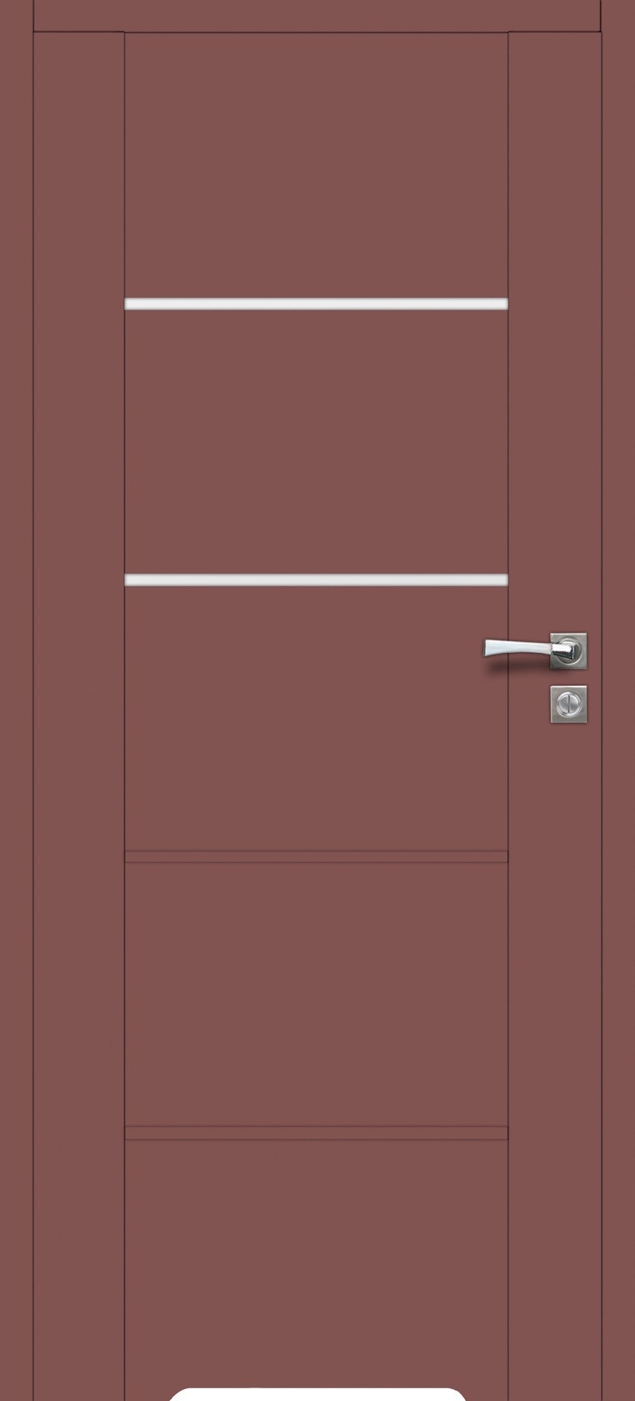 Skrzydło łazienkowe Mobi 30 bezprzylgowe 80 lewe clay