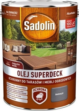 Olej Sadolin Superdeck antracyt 5l
