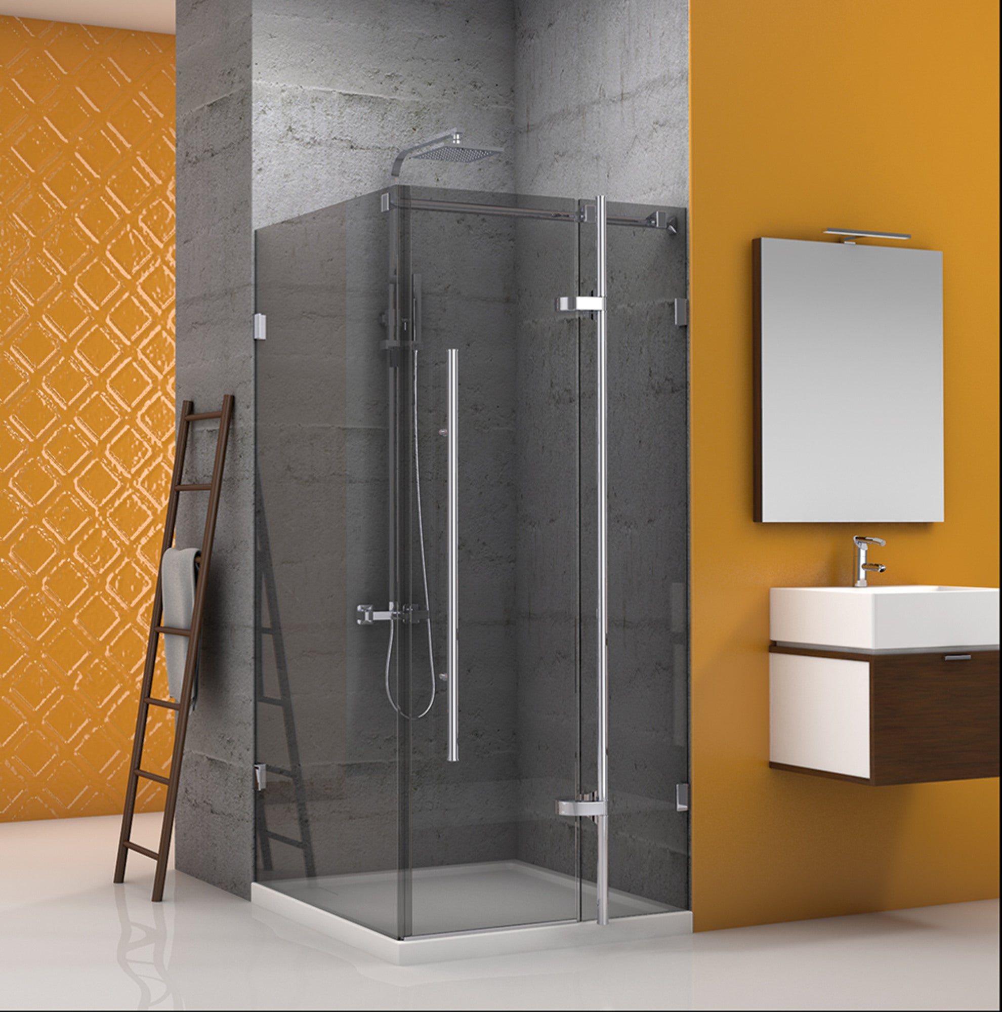 Kabina prysznicowa Kabri Cornetta 90x90 cm BR-0078