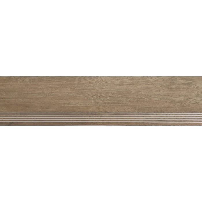Gres szkliwiony Timber Gold Stopnica 30X120 cm