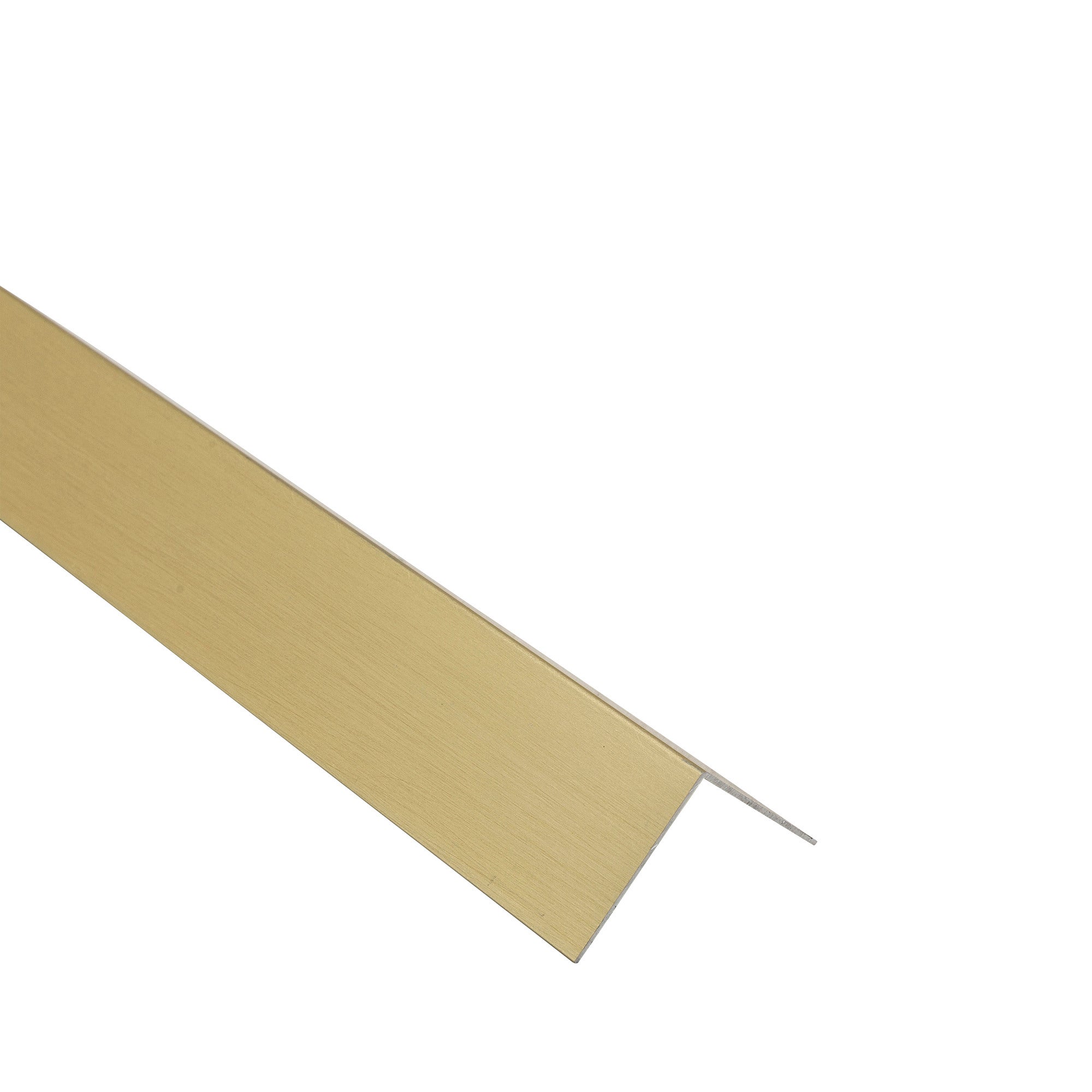 Kątownik aluminiowy złoty szczotkowany 30x30x1mm 1m