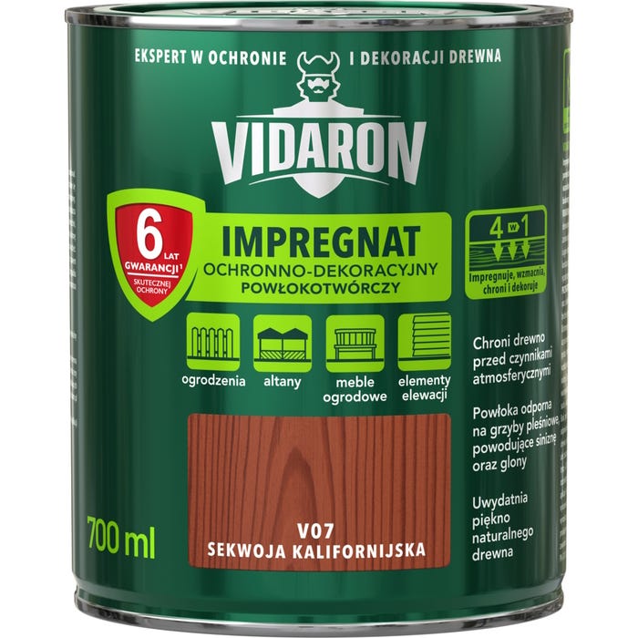 Impregnat Vidaron sekwoja kalifornijska 0,7l