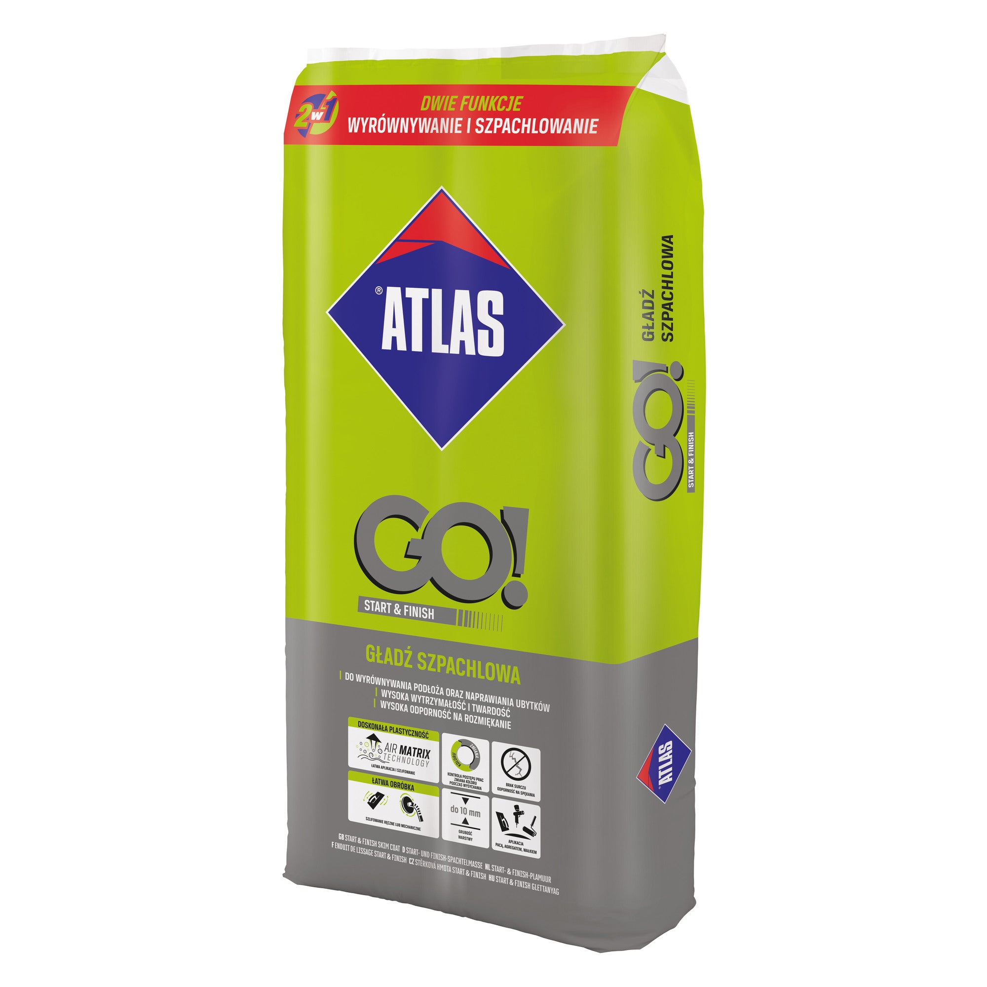 Atlas Go! Gładź start i finish 20 kg 