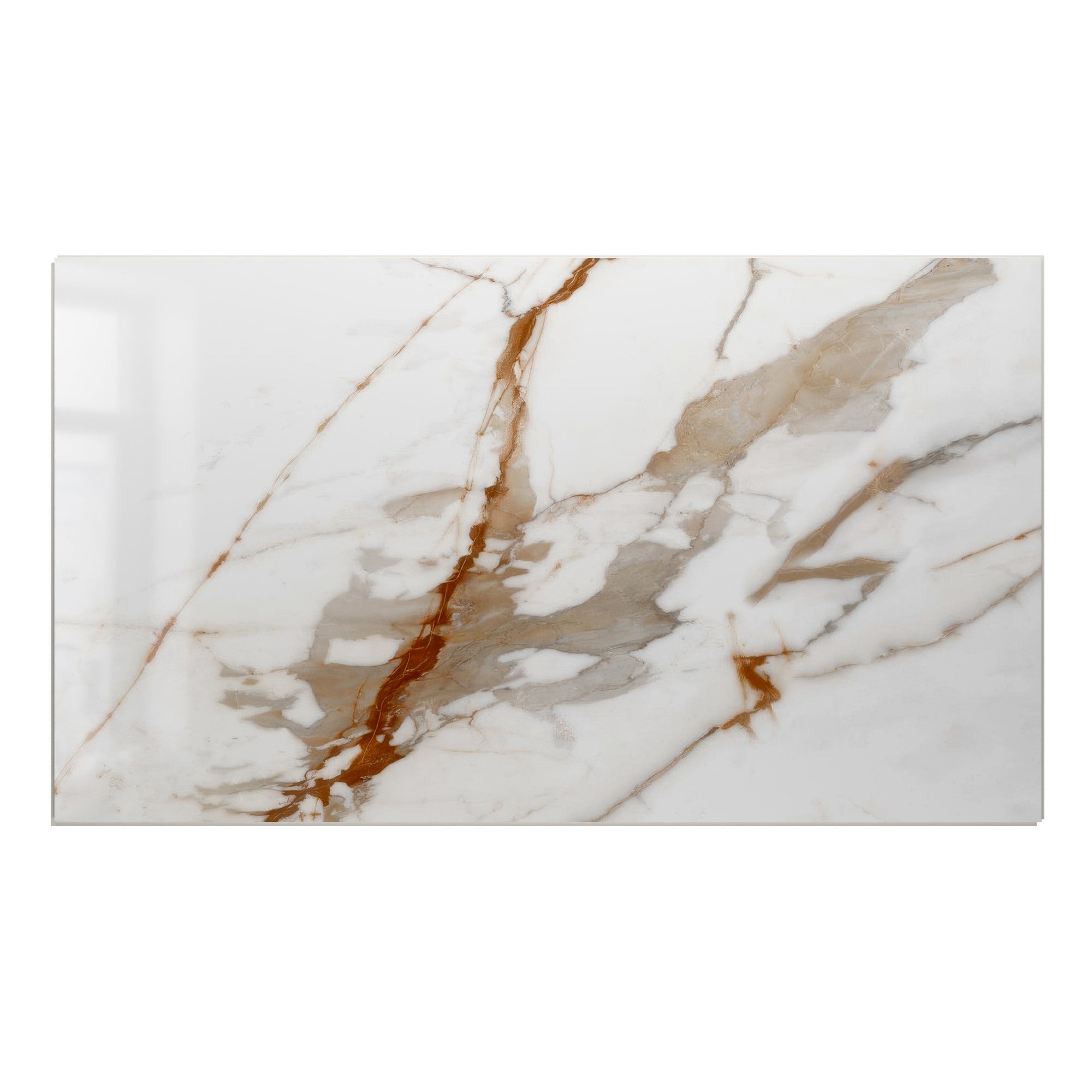 Panel ścienny SPC Carrara 4 mm biały/brązowy 70x40 1