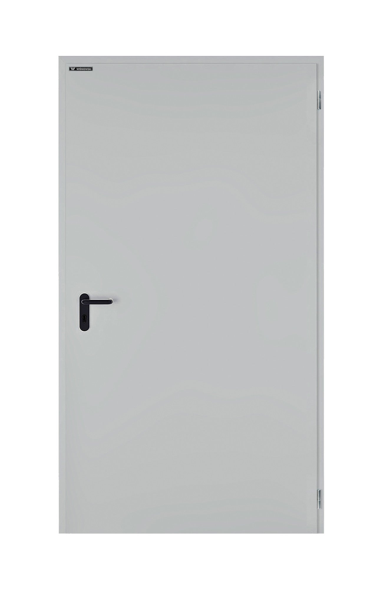 Drzwi techniczne Technical 40 80 cm, uniwersalne, RAL 7035