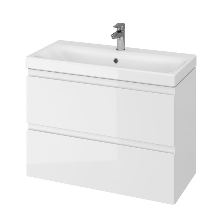 Zestaw szafka z umywalką Cersanit Moduo 80 cm biały