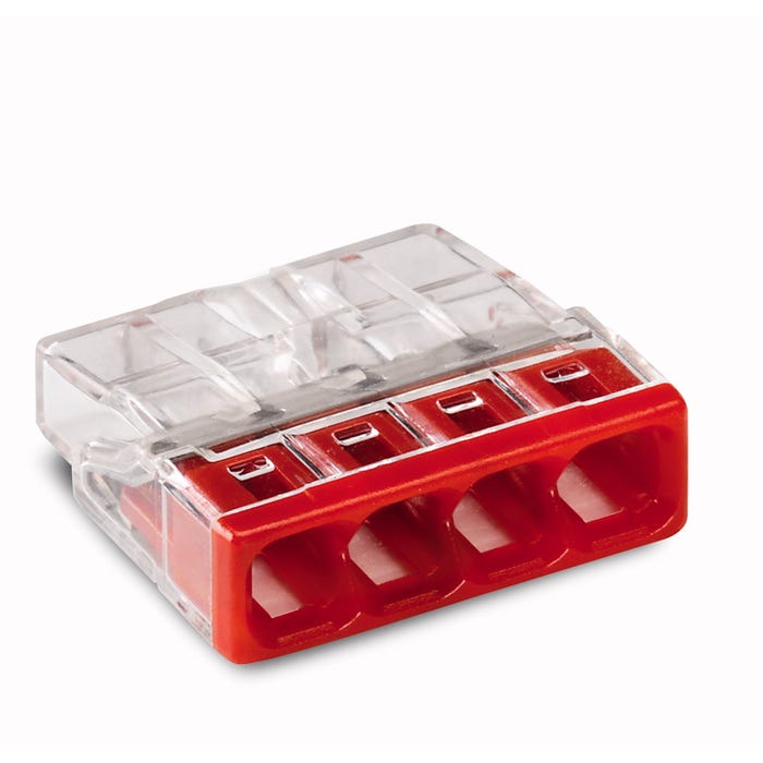 Szybkozłączka mini Wago 4x0,5-2,5mm2 100szt
