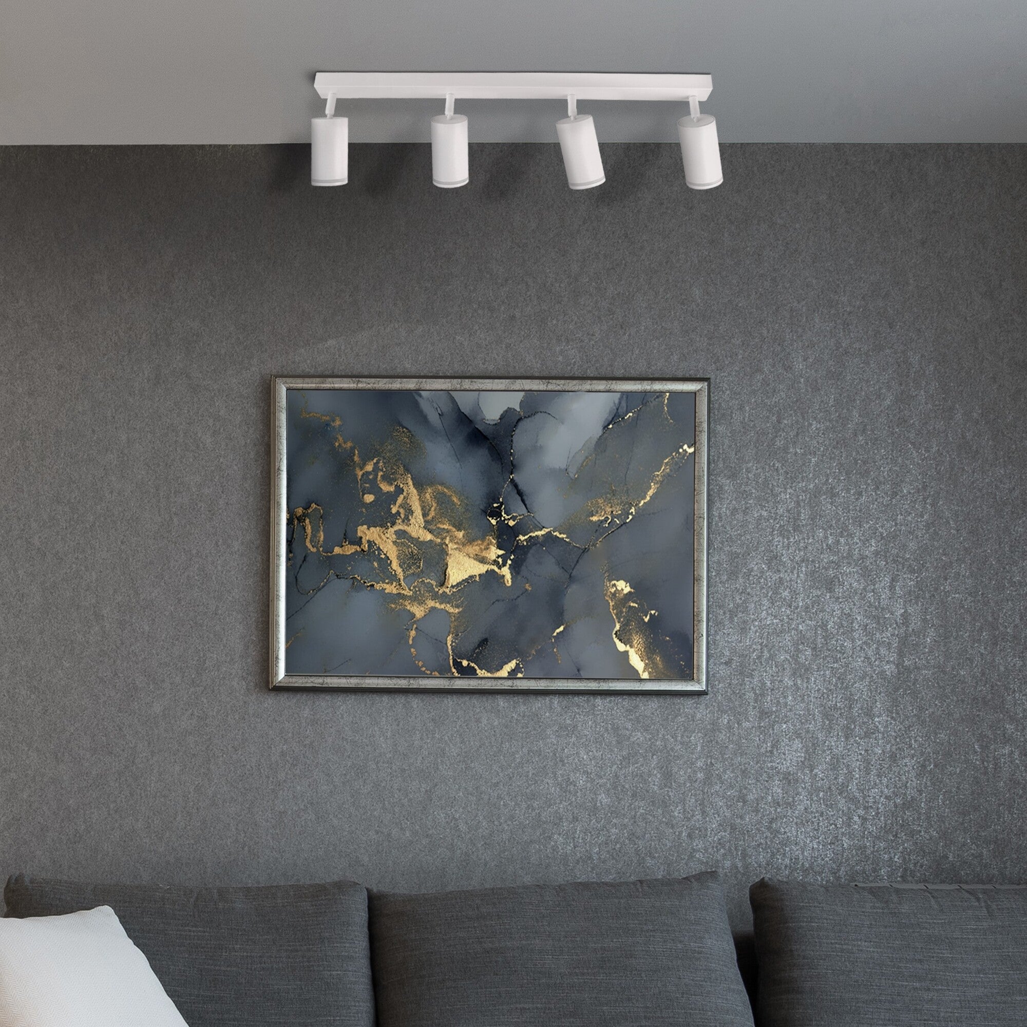 Listwa ścienno-sufitowa Paris 4xGU10 biała 3