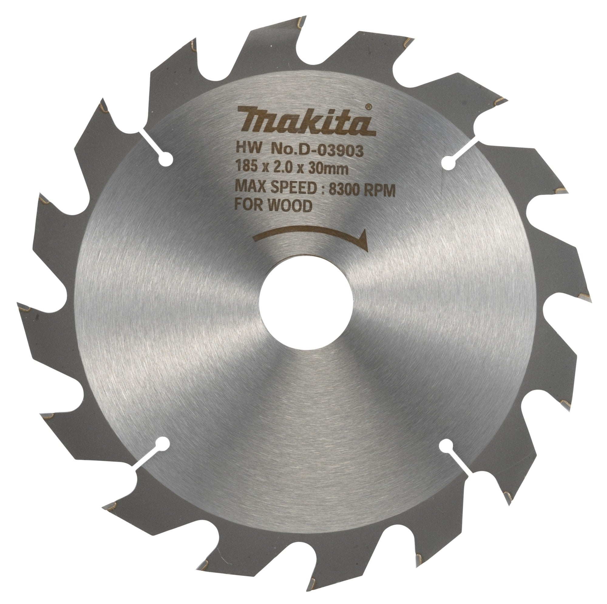 Tarcza tnąca do drewna MAKITA 185x30 mm, 16 zębów