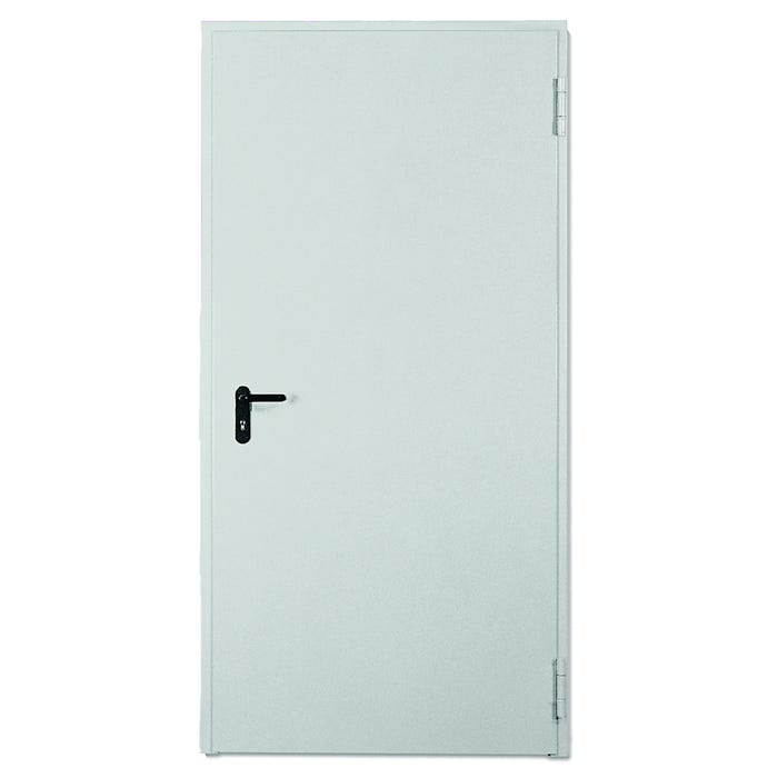 Drzwi przeciwpożarowe EI30 80 uniwersalne RAL 9002