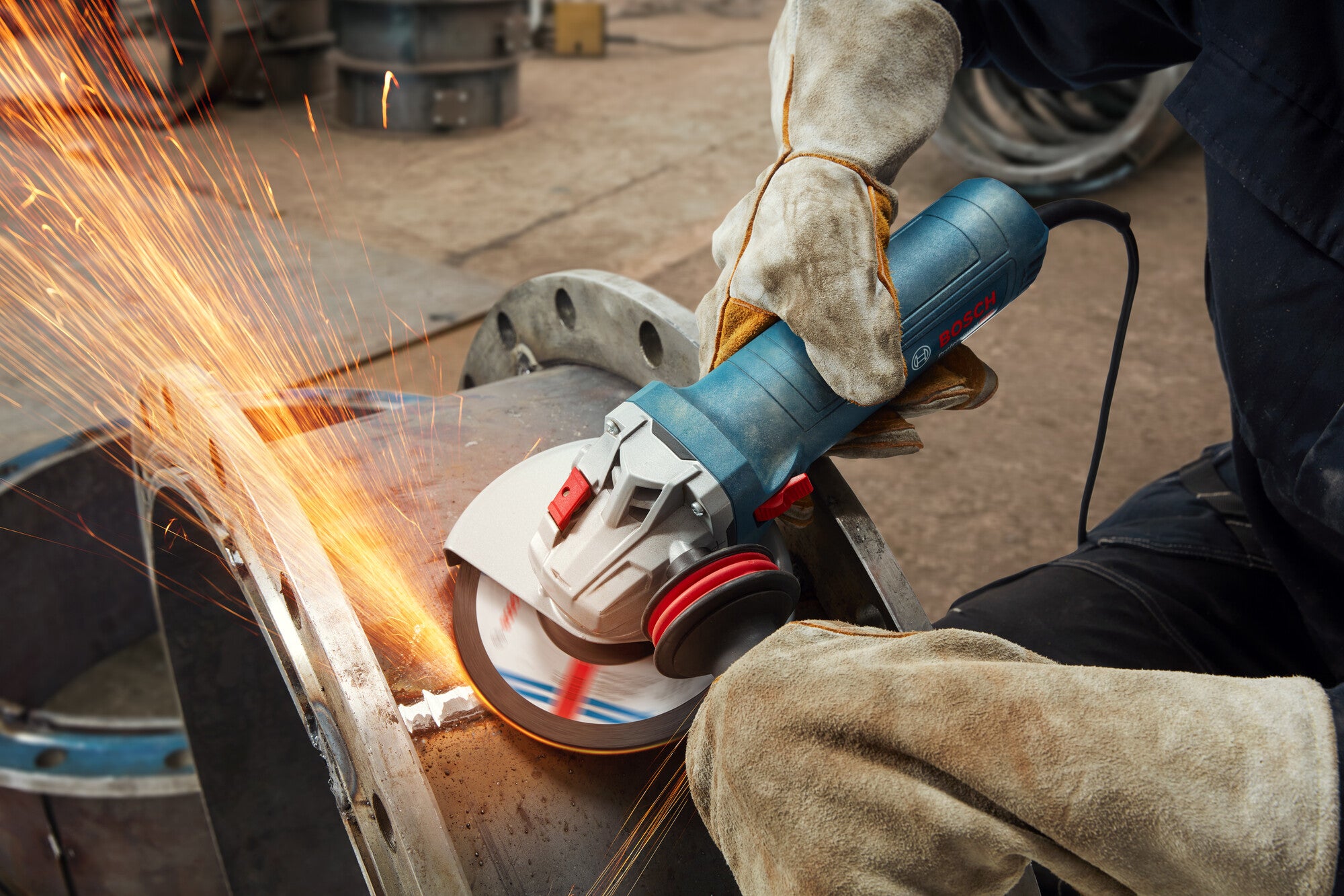 Szlifierka kątowa 125 mm 1200W GWS 12-125 S Bosch 4