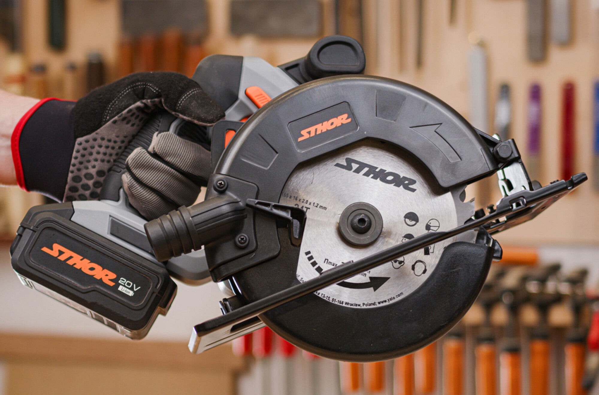 Pilarka tarczowa 20V 165 mm 78132 Sthor / bez aku 3