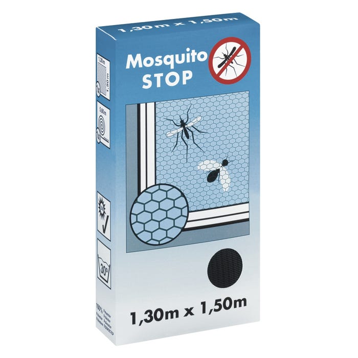 Moskitiera przeciw owadom Tesa 130x150cm czarna