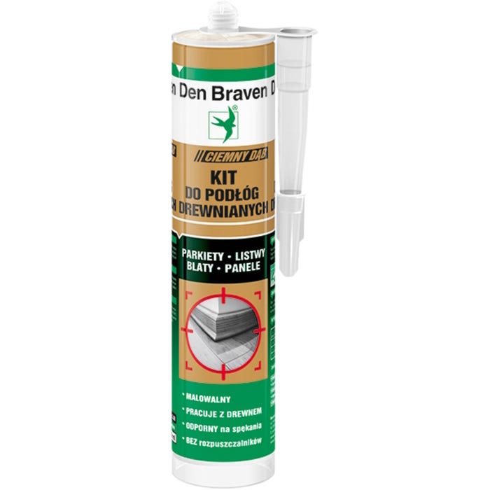 Kit do podłóg drewnianych Den Braven ciemny dąb 280ml