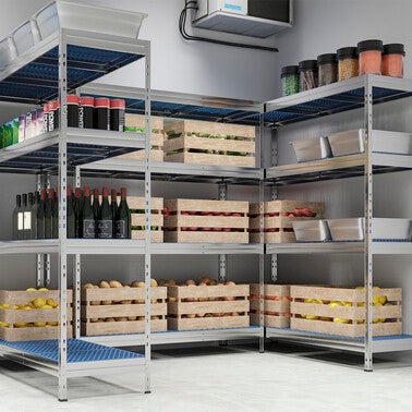 Regał magazynowy Horeca wym. 180x150x50 cm, 5 półek, 175 kg 3