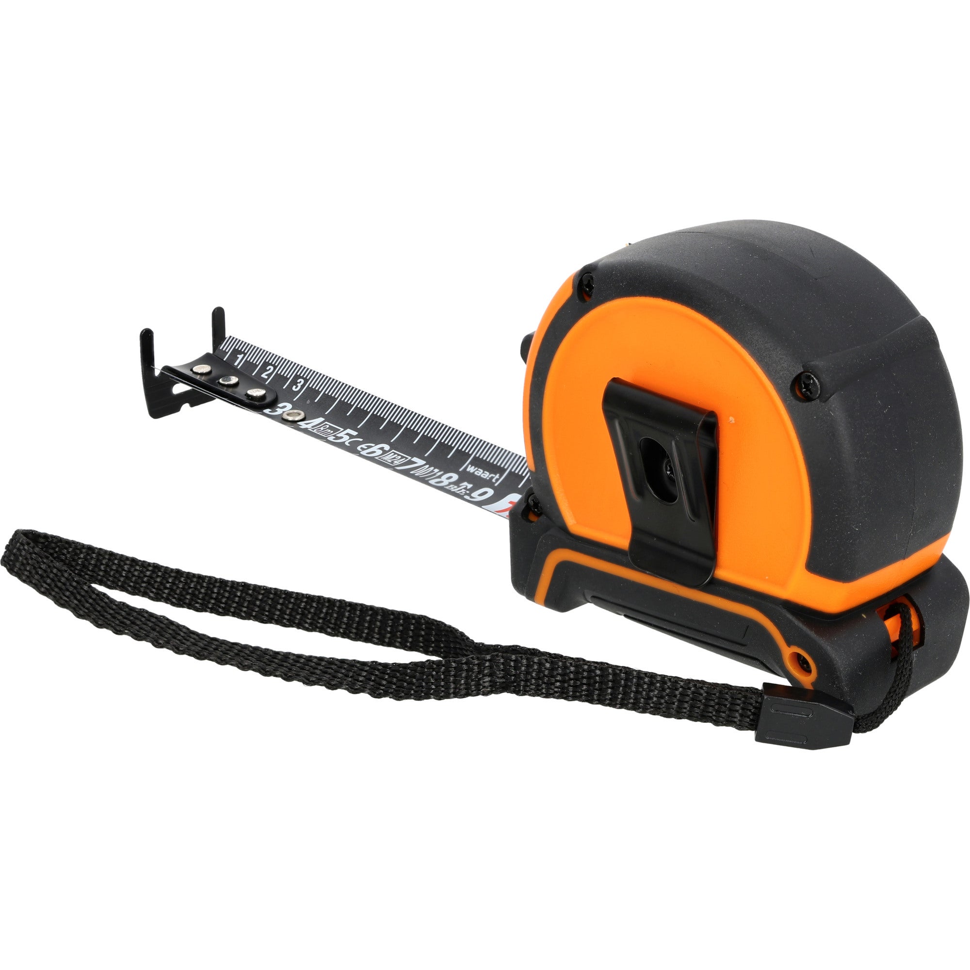 Miara zwijana stalowa, długość: 8 m, szerokość: 25 mm, dwustronna (skala czarno-biała) - WAART 2