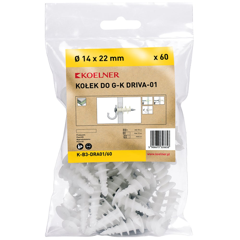 Kołek do G-K DRIVA (60 szt.)  1