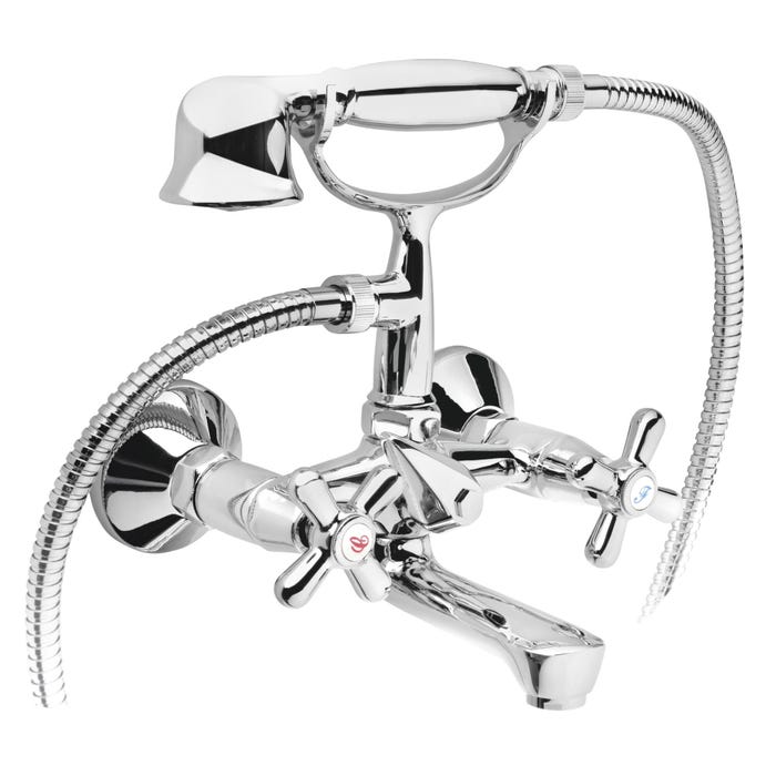 Bateria wannowa Ferro Retro chrom