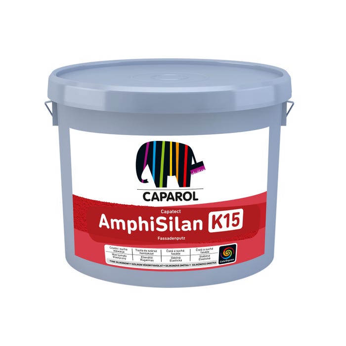Tynk silikonowy Caparol AmphiSilan Fassadenputz K16 baza transparentna 25kg