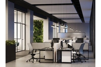 Oprawa LUNA 40W, 3200lm, 4000K, IP20, czarna 2