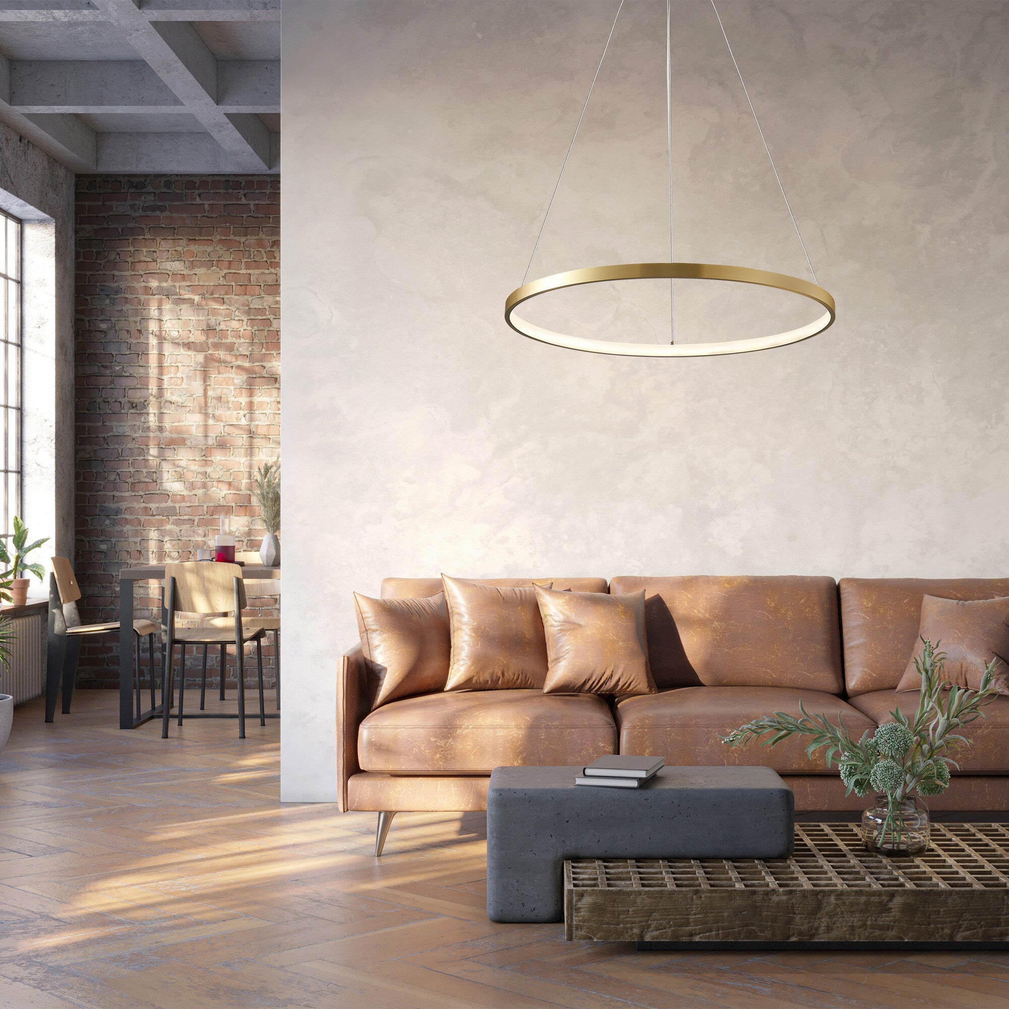 Lampa wisząca LED Lea 20W 2600lm złota 3