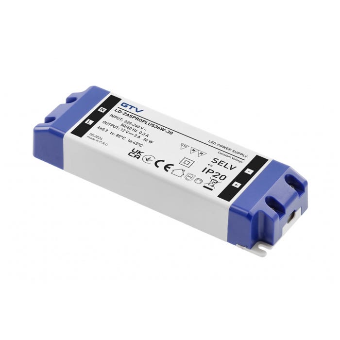 Zasilacz do taśm LED PRO+ 15W 12V IP20