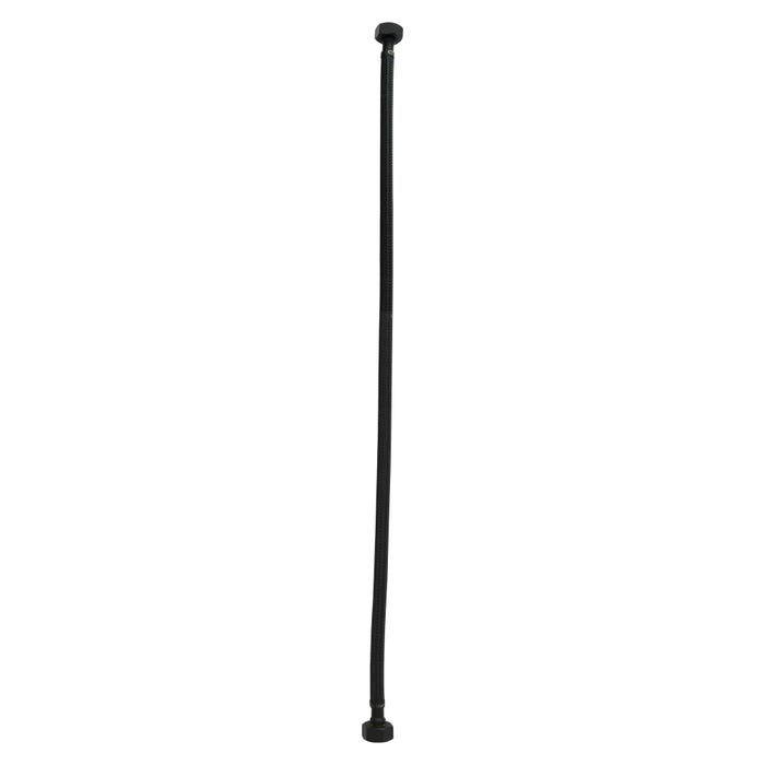 Wężyk przyłączeniowy GW/GW 1/2x1/2", dł. 60 cm, czarny