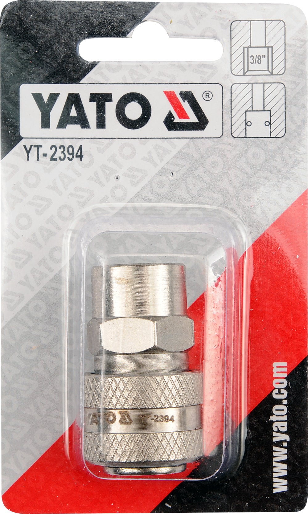 Szybkozłącze - gniazdo D gwint wewn. 3/8" 1