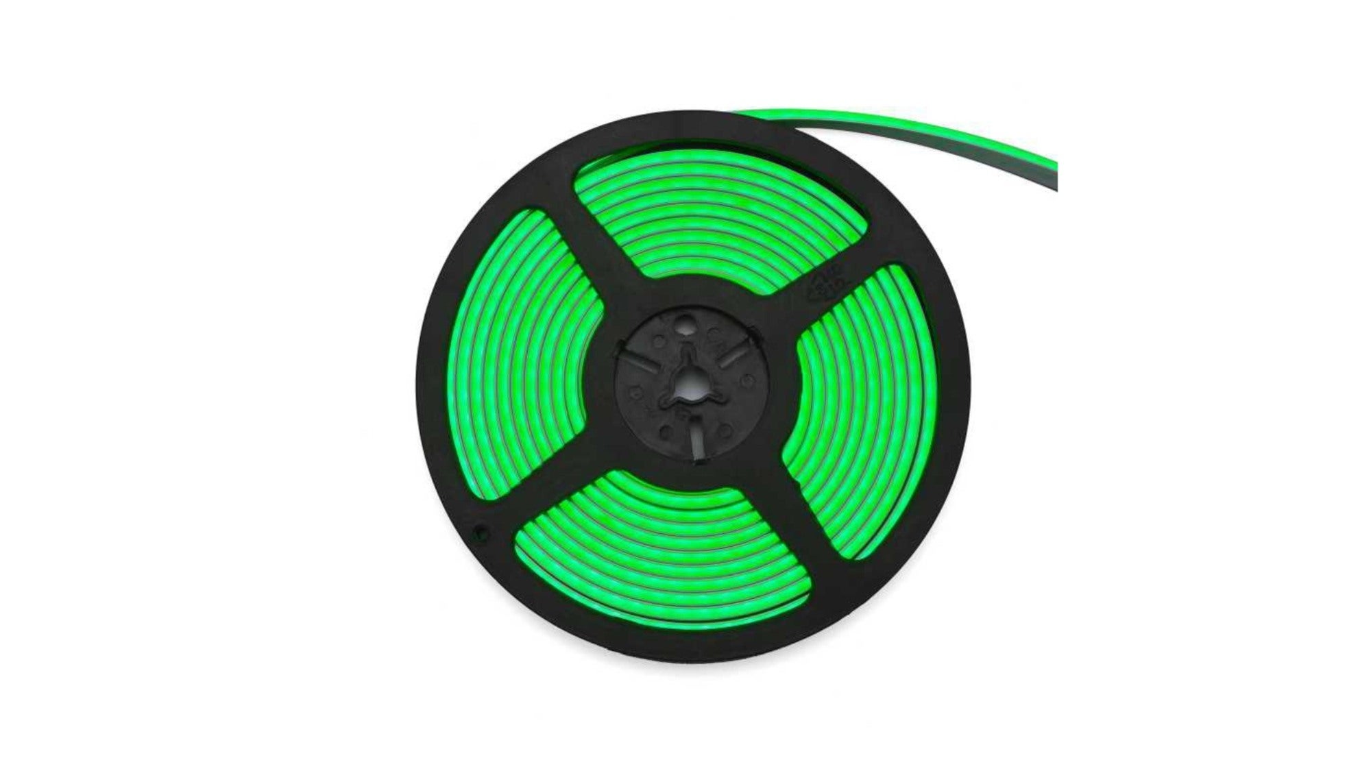 Taśma LED 24V Neon 12W zielona IP67 5m