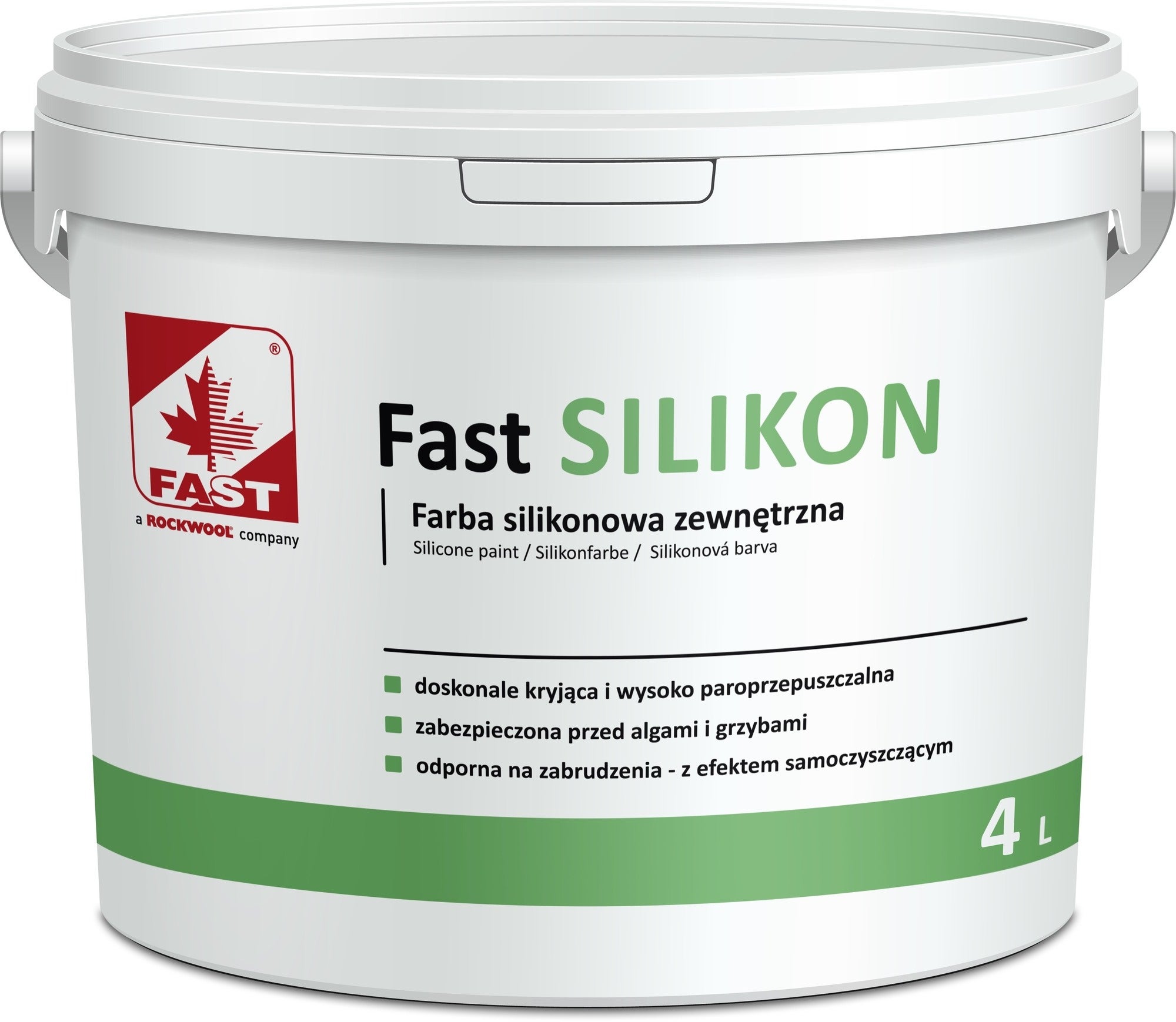 Farba do elewacji Fast Silikon baza TR 4l
