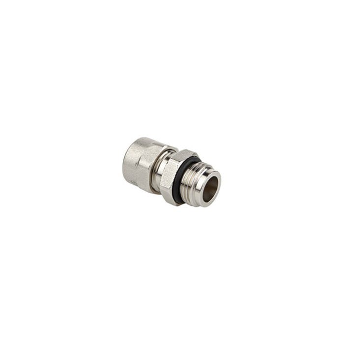 Złączka 16x2 mm/G1/2" długa niklowana