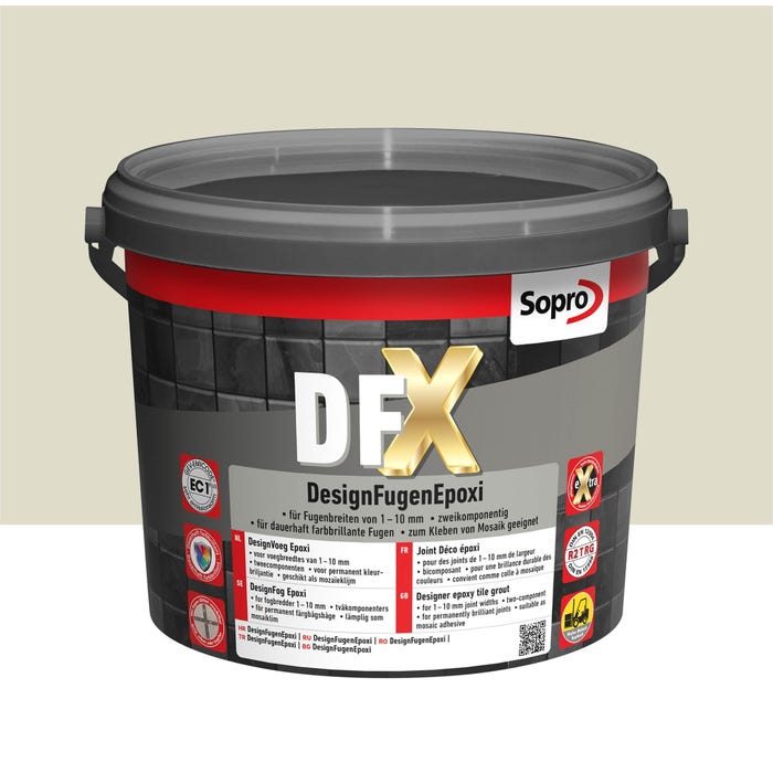 Fuga epoksydowa DFX srebrnoszary 17 3kg