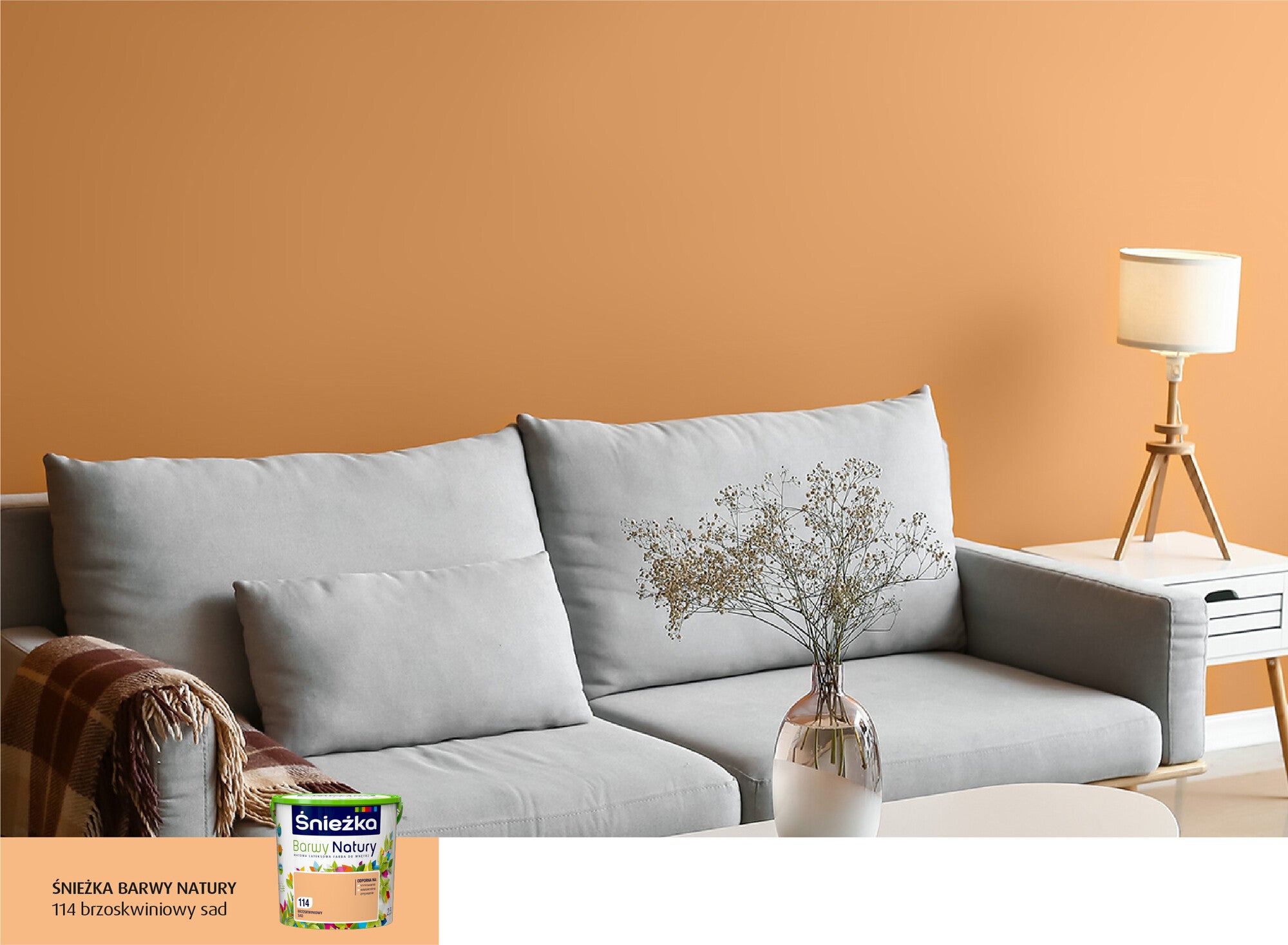 Farba Barwy Natury brzoskwiniowy sad 2,5l 1