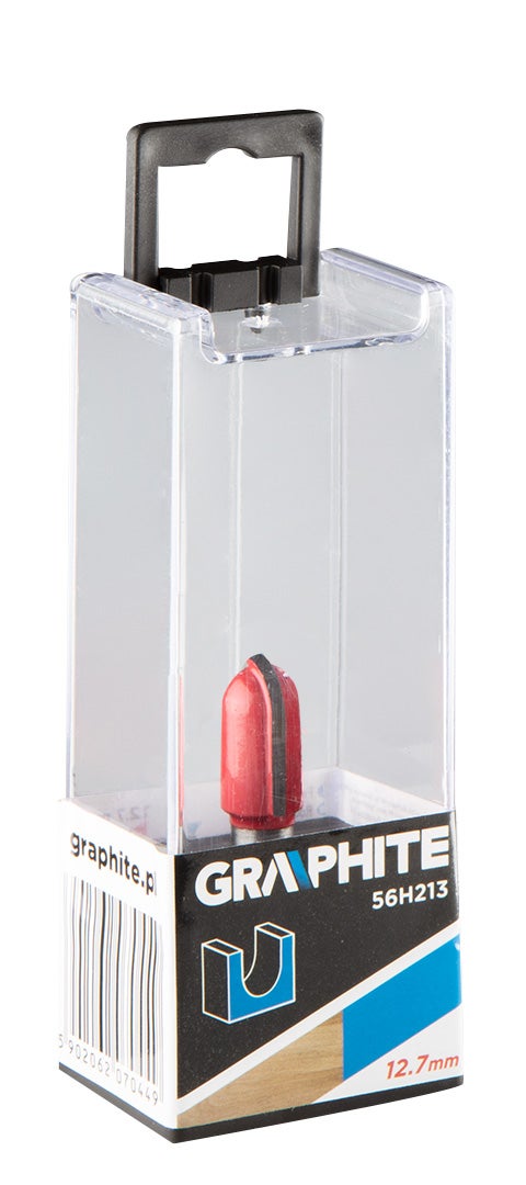 Frez do rowków długi typu U 12,7x19,6 mm, trzpień 8 mm 3