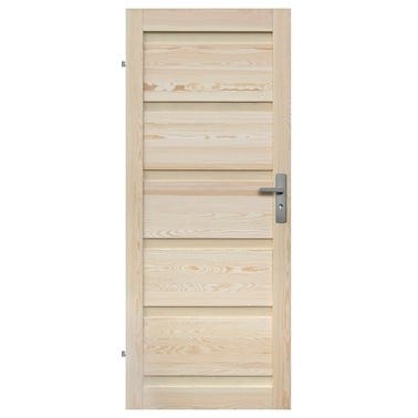 Skrzydło pełne Genewa 70 lewe sosna surowa