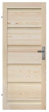 Skrzydło pełne Genewa 70 lewe sosna surowa 0