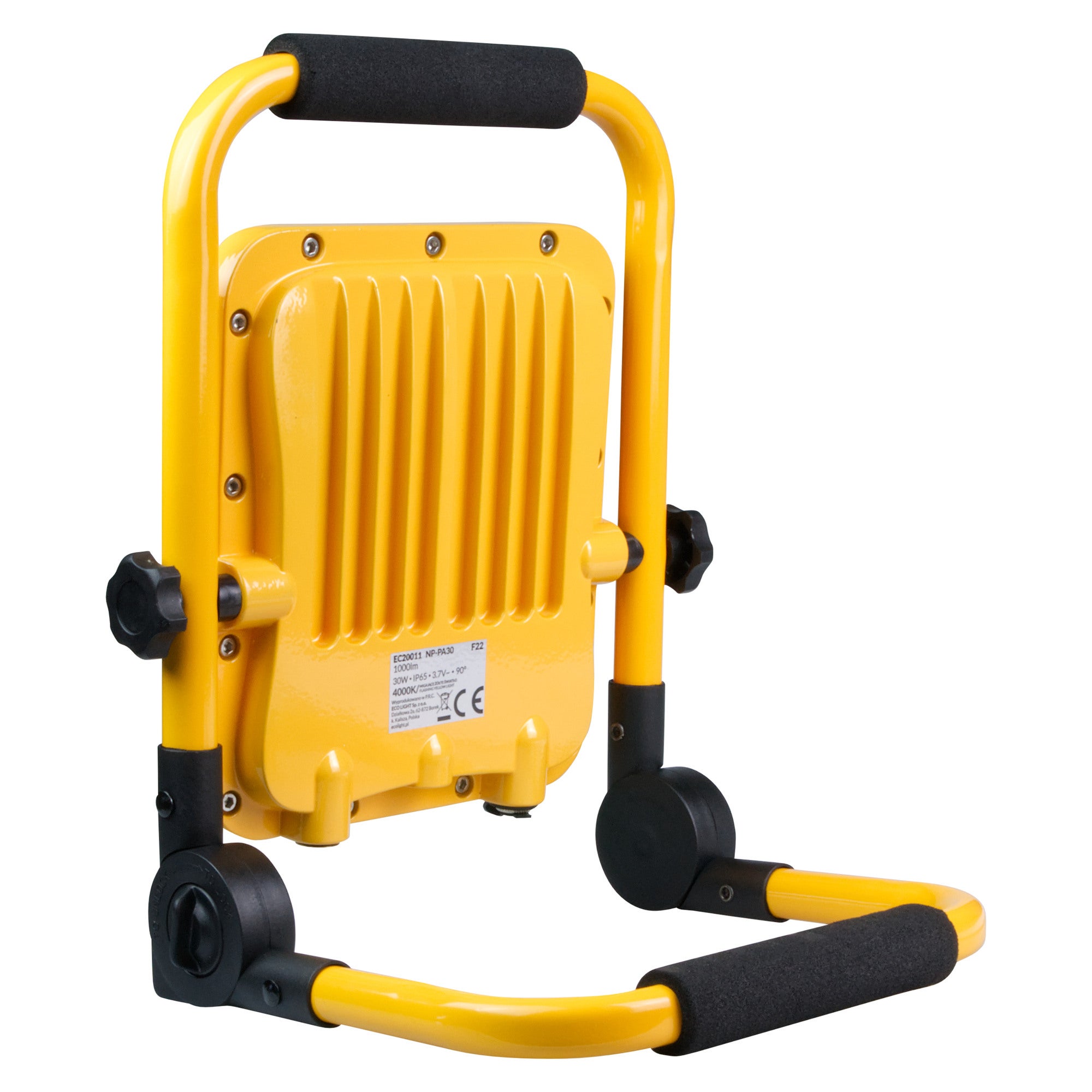 Naświetlacz akumulatorowy ładowalny 30W 1000Lm 4000K IP65  3